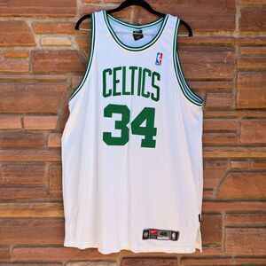 Nike Boston Celtics #34 Paul Pierce Authentic Home White Jersey 48 NBA Dri-Fit